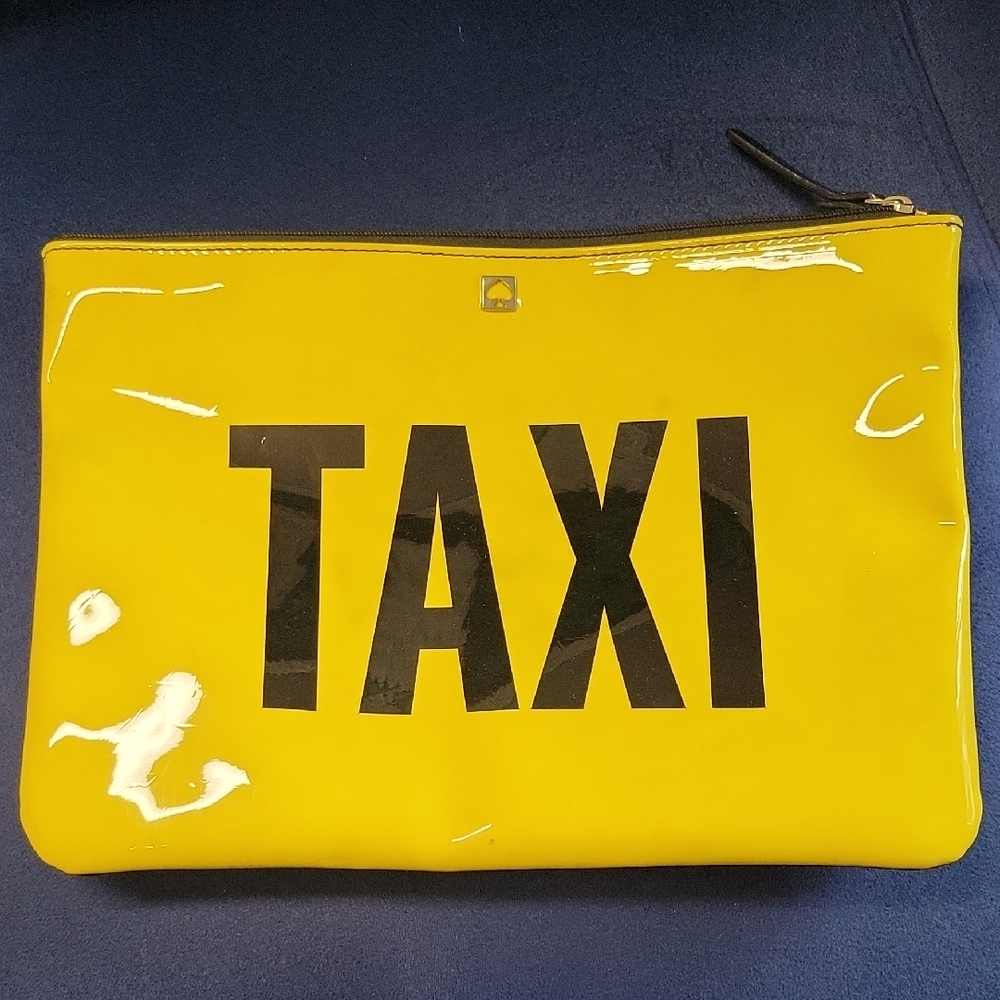 Kate Spade Yellow Taxi Clutch